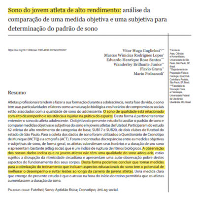 Sono do jovem atleta de alto rendimento - Psicologia do Esporte - Linhares Coach