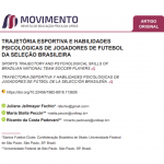 Trajetória esportiva e habilidades psicológicas - Psicologia do Esporte - Linhares Coach