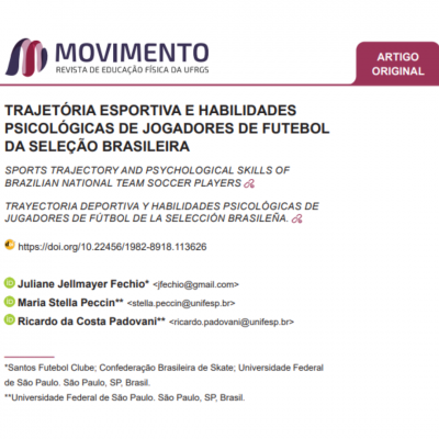 Trajetória esportiva e habilidades psicológicas - Psicologia do Esporte - Linhares Coach